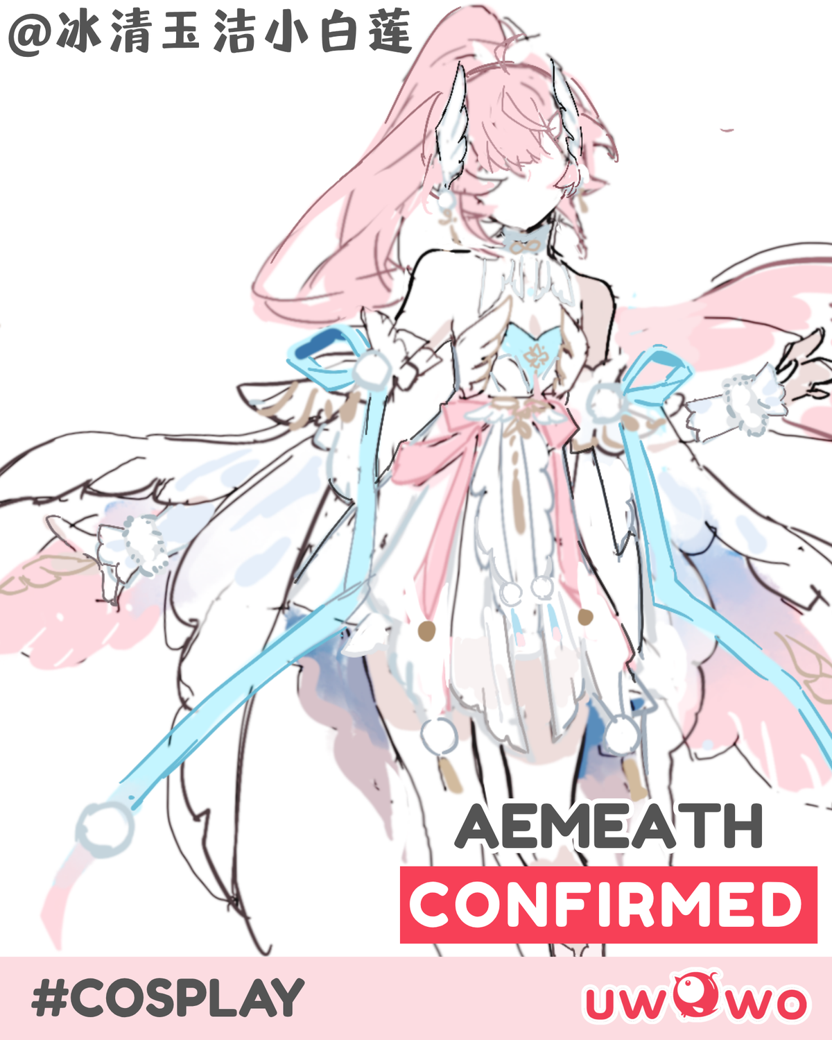 CONFIRMED Uwowo Game Wuthering Waves Aemeath Wuxia Chinese Style Fanart Cosplay Costume