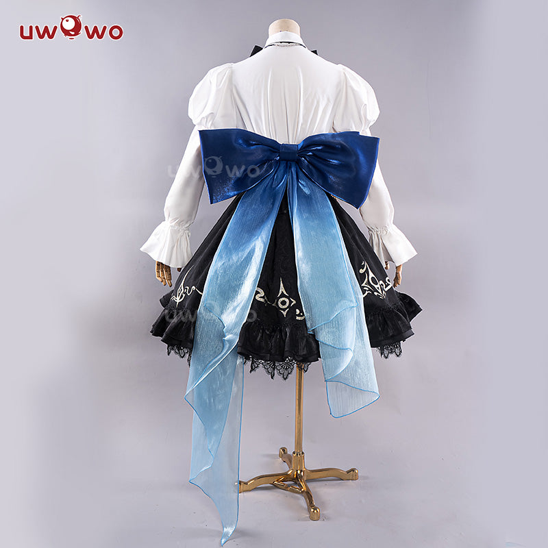 【Pre-sale】 Uwowo Genshin Impact Fanart Furina Modern British Style Cosplay Costume