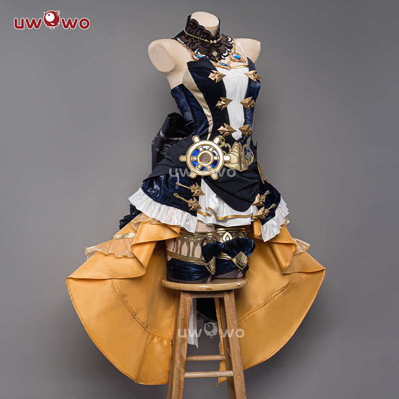 Uwowo Genshin Impact Navia Fontaine Rococo Style Dress Cospaly