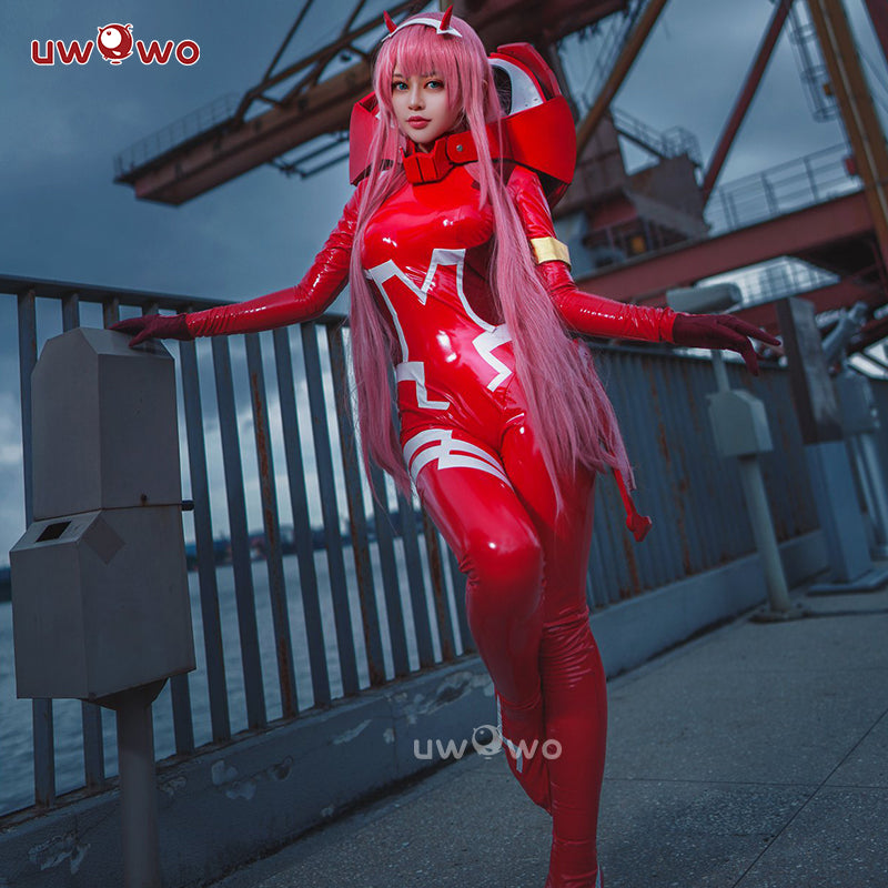 UWOWO Anime DARLING in the FRANXX Cosplay Plus Size Costume Zero Two CODE:002 Bodysuit Plug suit Christmas gifts