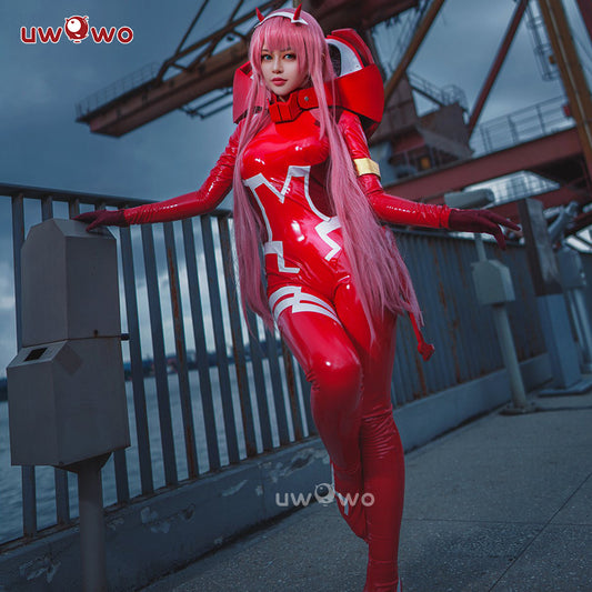 【In Stock】UWOWO Anime DARLING in the FRANXX Cosplay Plus Size Costume Zero Two CODE:002 Bodysuit Plug suit Christmas gifts