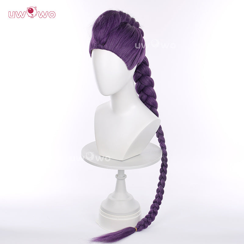 Uwowo Kpop Huntrix Rumi Cosplay Wig Long Purple Hair