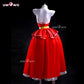 Uwowo Collab Series: Charlie Morningstar Hazbin Hotel Season 2 Dress Velvet Gown Cosplay Costume S-3XL