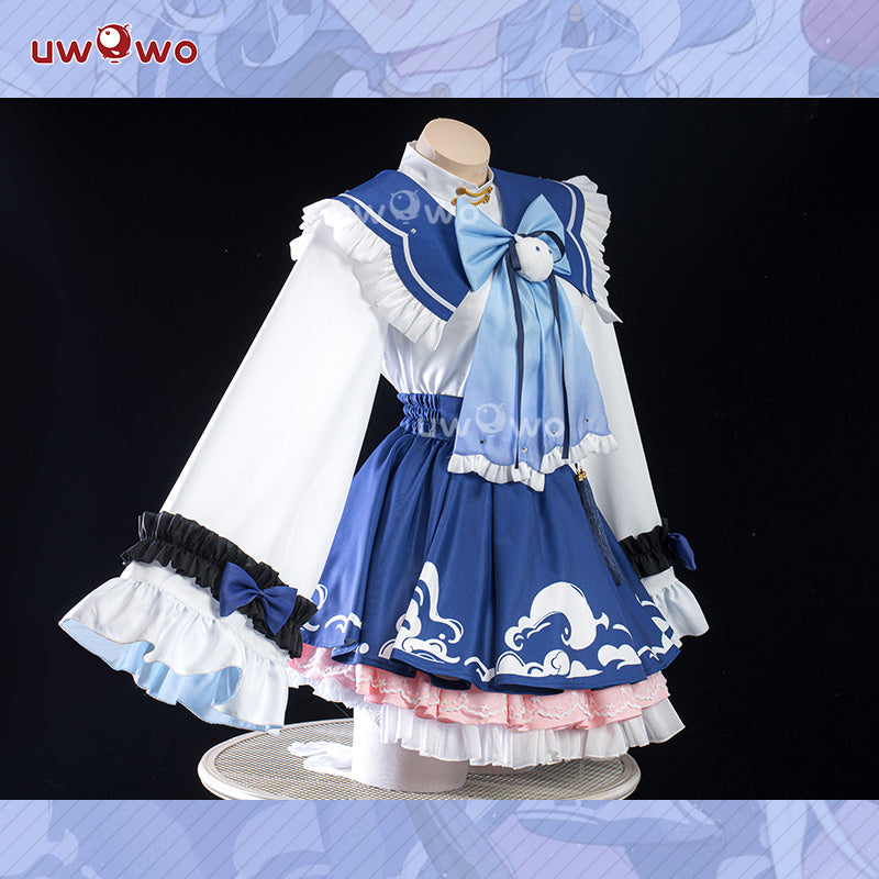 【In Stock】Uwowo Genshin Impact Fanart Furina Chinese Style Lolita Dress Cosplay Costume