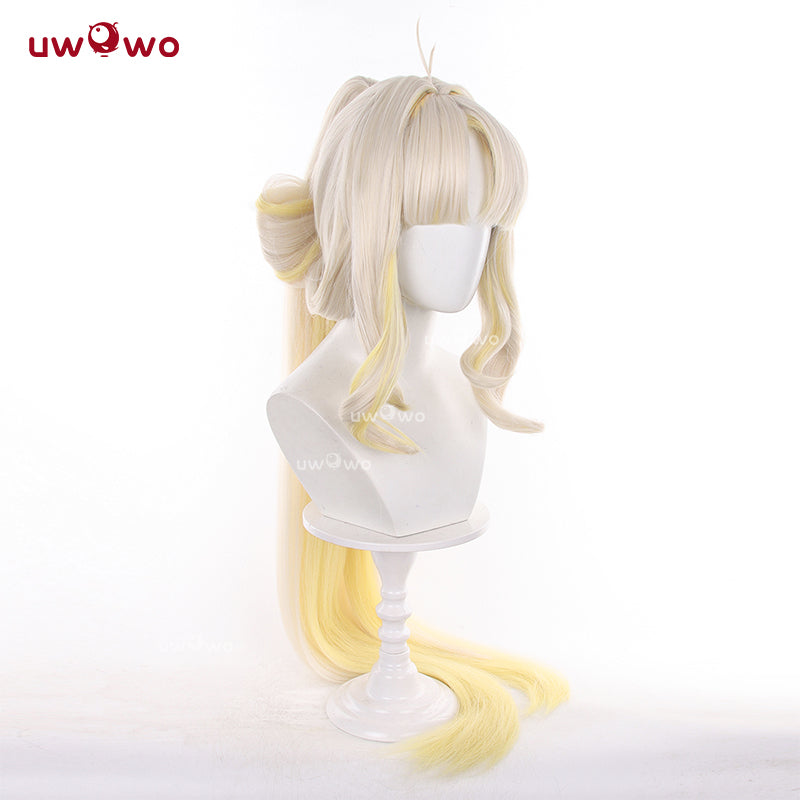 Uwowo Wuthering Waves Suisui wuwa Cosplay Wig Long Yellow Hair