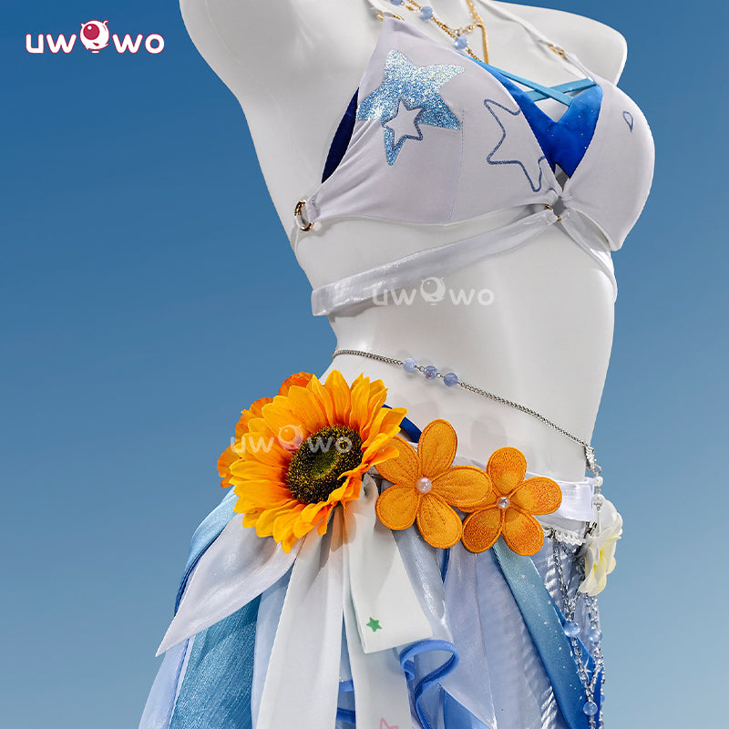 Uwowo Collab Series: Honkai: Star Rail Robin Summeretto Swimsuit Cosplay Costume S-XL