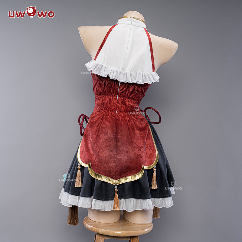 【In Stock】Uwowo Genshin Impact Fanart Hutao Little Witch Cosplay Costume