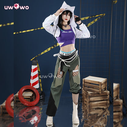 Uwowo Collab Series: Game Overwatch 2 x LE SSERAFIM Fearless Ashe Cosplay Costume XS-XXL