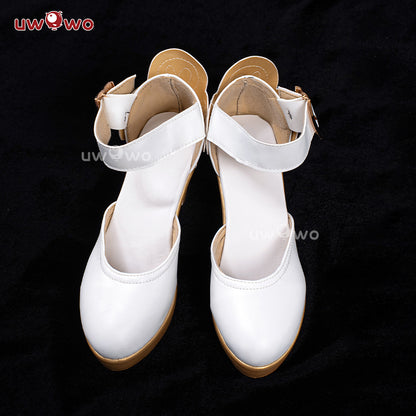 Uwowo Commander White Mercy Skin Cosplay Shoes