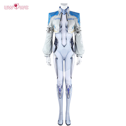 Uwowo Collab Series: Game Cosplay Women Bodysuit Whikte Skin Costume / Dagger Cosplay Costume Strategist