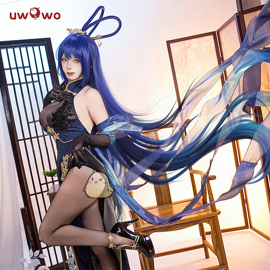 【Pre-sale】Uwowo Azur Lane New Jersey Dancing in the Moonlight Gown Boudoir Cosplay Costume