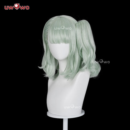 Uwowo Game Zenless Zone Zero/ZZZ Sunna Chinatsu Remiel Cosplay Wig Middle Light Green Hair
