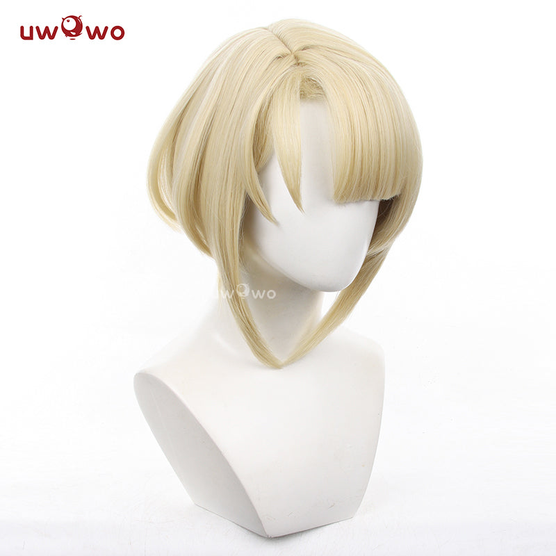 【Pre-sale】Uwowo Genshin Impact Fontaine Freminet Cosplay Wig Yellow Short Hair