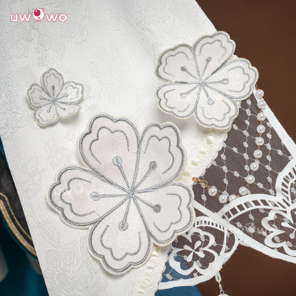 Uwowo Collab Series: Premium Ruan Mei Honkai Star Rail Plumblossom Letter Qipao Cosplay Costume XS-2XL