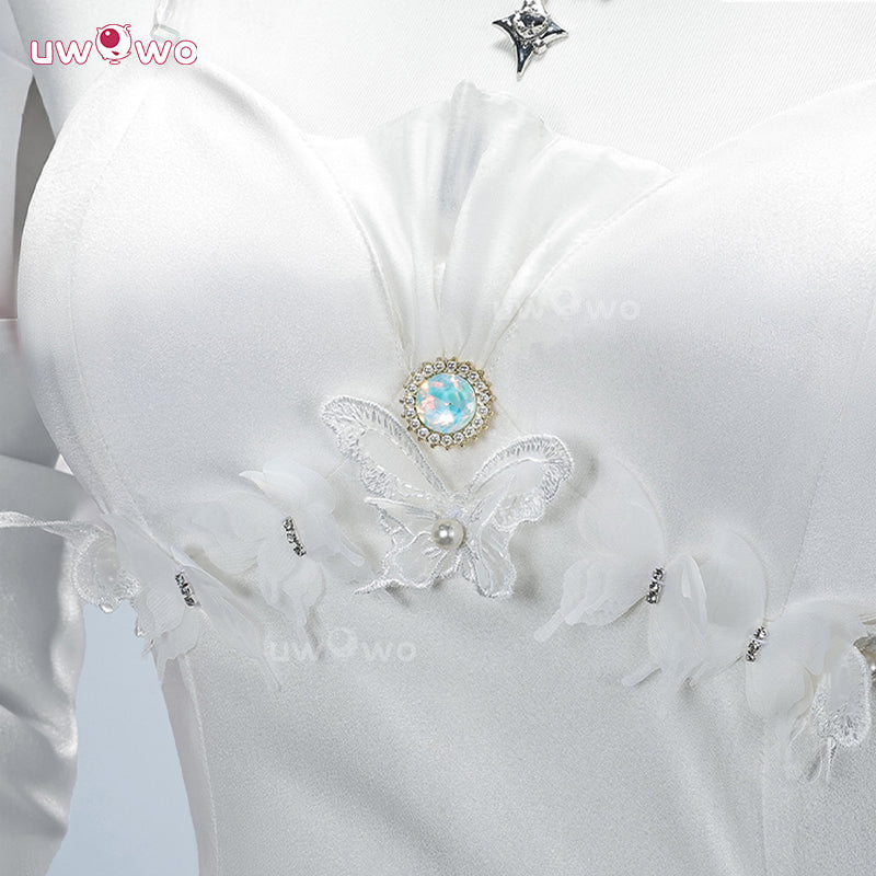 Uwowo Collab Series: Shorekeeper KFC Collab Game Wuthering Waves WuWa Cosplay Costume S-2XL