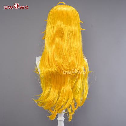 Uwowo Anime Panty & Stocking with Garterbelt Panty Angel Cosplay Wig Yellow Long Hair