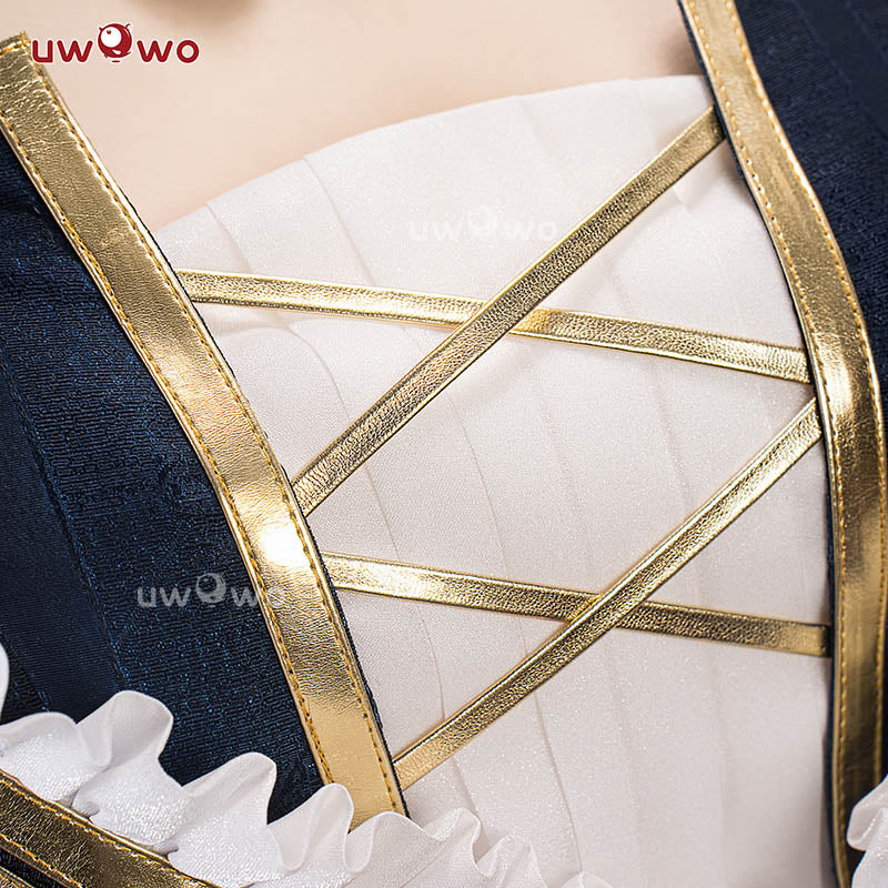 【Pre-sale】 Uwowo Genshin Impact Fanart Ayaka 'Yakuza Princess' Kimono Style Cosplay Costume