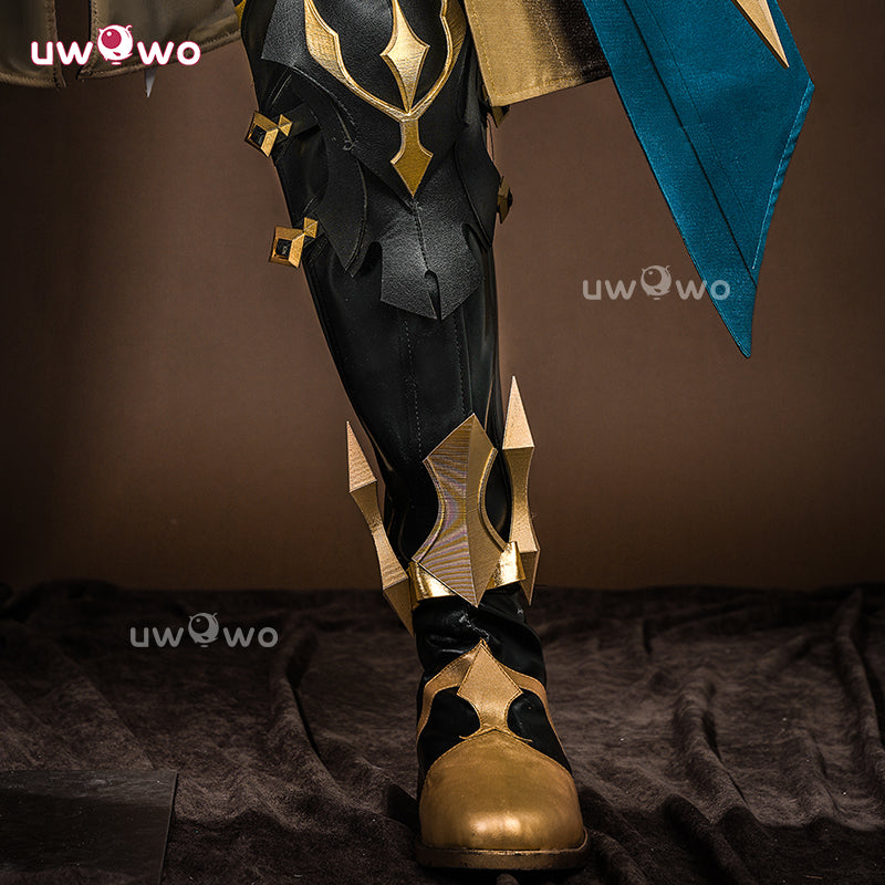 Uwowo Genshin Impact Varka Mondstadt Male Cosplay Shoes Boots