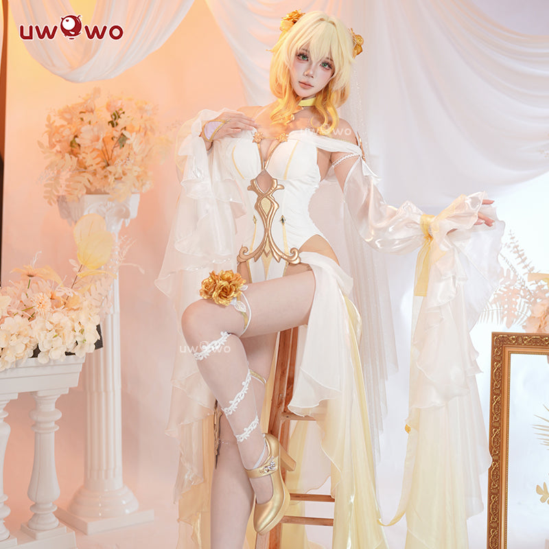 【Pre-sale】Uwowo Honkai: Star Rail Aglaea Bride Fanart Cosplay Costume