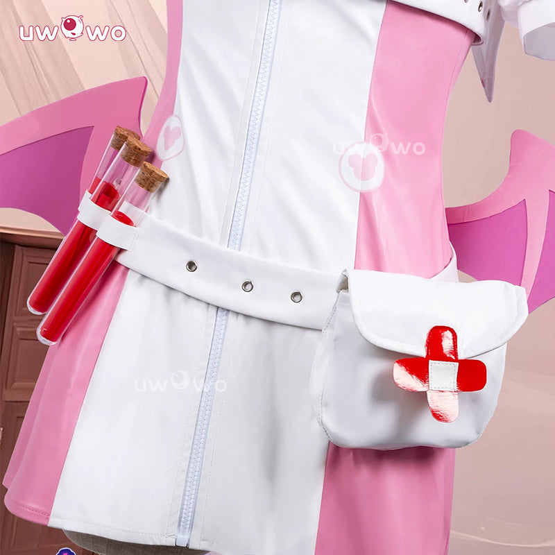 Uwowo Collab Series: Muse Dash Buro Nocturne Bloodheir Nurse Hallowenn Cosplay Costume S-2XL