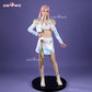 Uwowo Collab Series: Kpop Mira White Holographic Performance Cosplay Costume XS-3XL