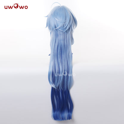 Uwowo Genshin Impact Cosplay Ganyu Wig Gradient Long Hair