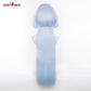 Uwowo Game Wuthering Waves Mornye WuWa Cosplay Costume Wig Long Blue Hair