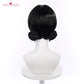 Uwowo Kpop Huntrix Zoey Cosplay Wig Middle Black Hair Hair