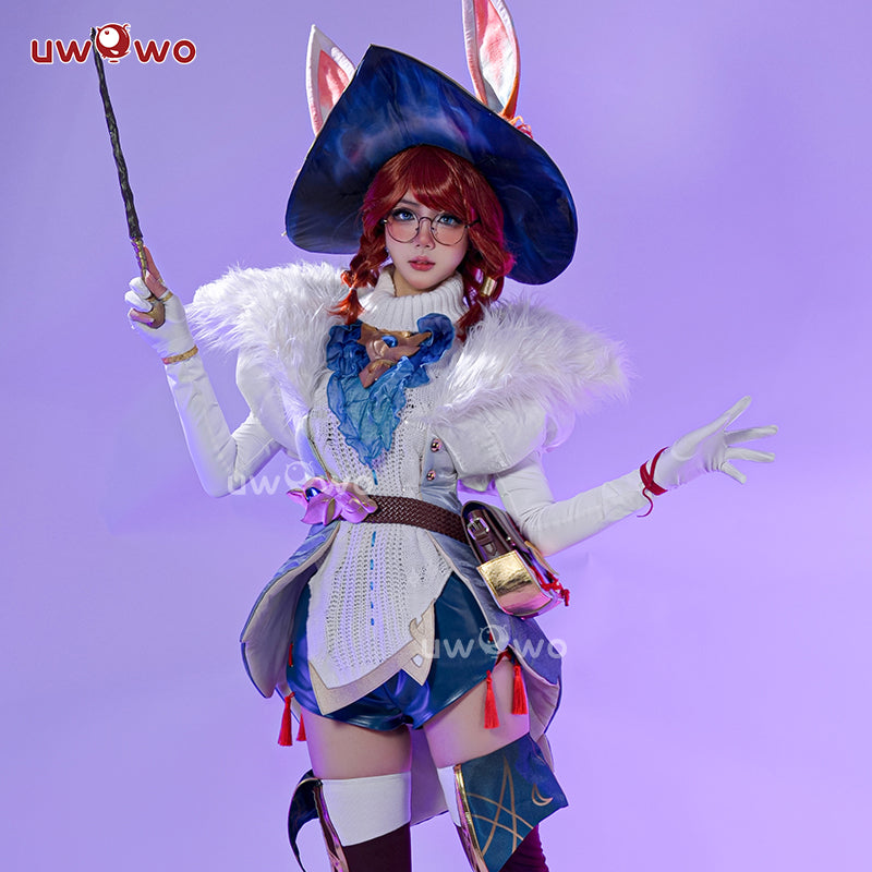 【Pre-sale】Uwowo League of Legends/LOL: Aurora Witch Bunny Champion Cosplay Costume