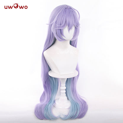Uwowo Wuthering Waves Cantarella Jellyfish Cosplay  Wig Long Light Purple Hair