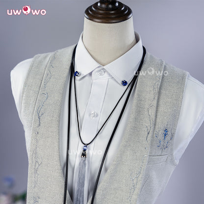 Uwowo Collab Series: Love and Deepspace Xavier Silvery Polyphony Suit Vest Cosplay Costume S-XL