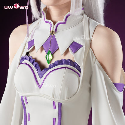 Uwowo Collab Series: Anime Zero Emilia Cosplay Cosutme XS-XL