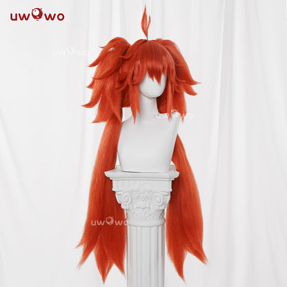 Uwowo Game Zenless Zone Zero/ZZZ Koleda Belobog Cosplay Wig Long Orange Hair