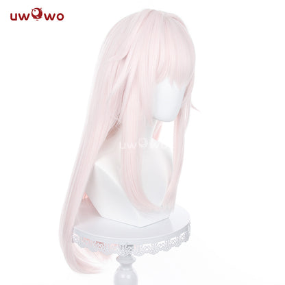 Uwowo Honkai: Star Rail Clara Cosplay Wig Long Lingt Pink Hair