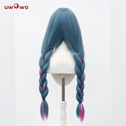 【Pre-sale】Uwowo Game Wuthering Waves Phrolova Cosplay Wig Long Dark Blue Hair