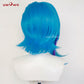 【Pre-sale】Uwowo LOL: Arcane Fractured Jinx Cosplay Costume Wig Long Blue Hair