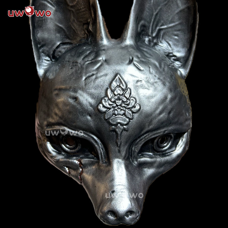 Uwowo Game Horror Game Fog Town Teen Girl/Fox Man Resin Fox Mask Cosplay Prop