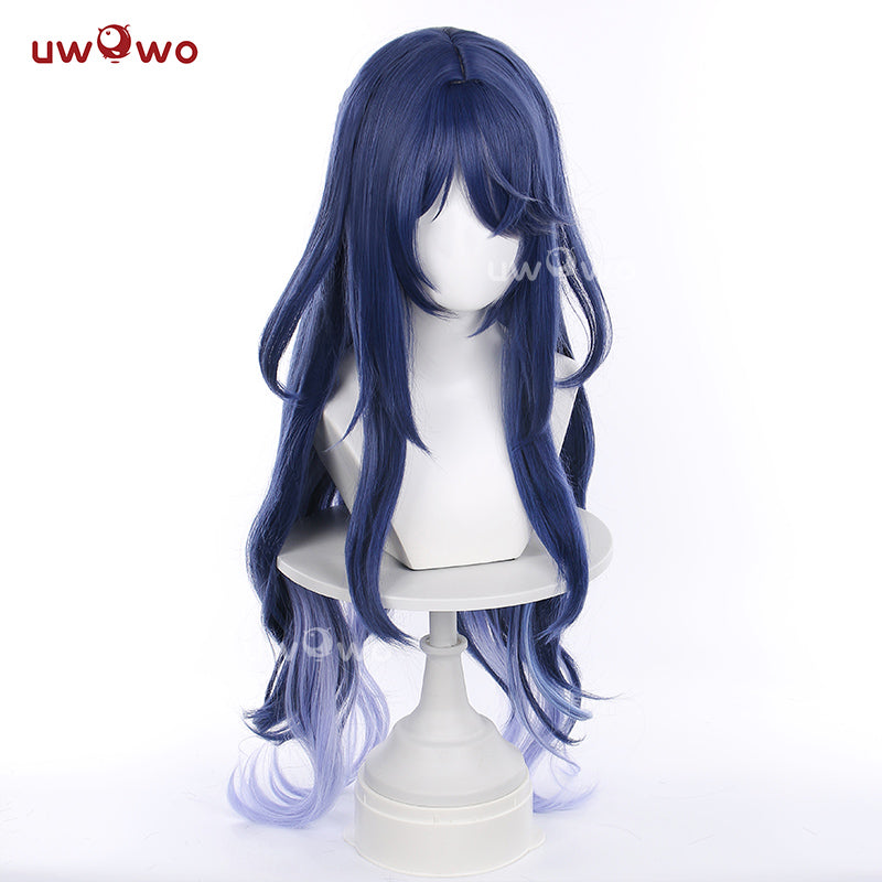 Uwowo Genshin Impact Lauma Cosplay Wig Long Blue Hair