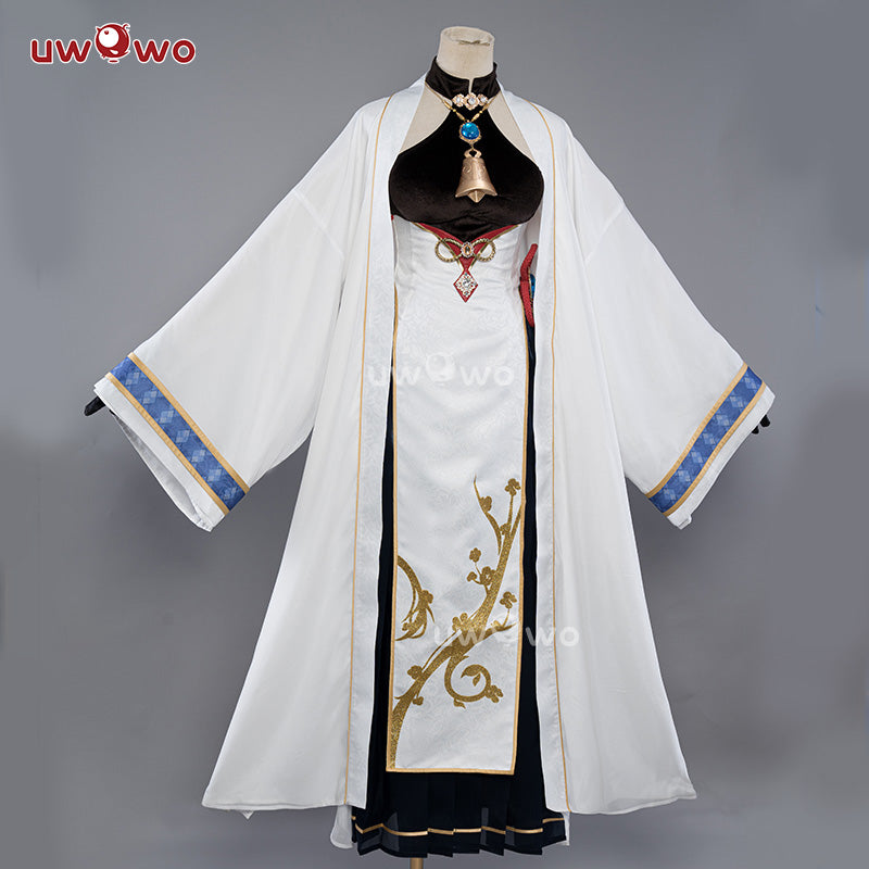 Uwowo Genshin Impact Fanart Ganyu Chinese Style Hanfu Traditional Clothing Liyue Cosplay Costume