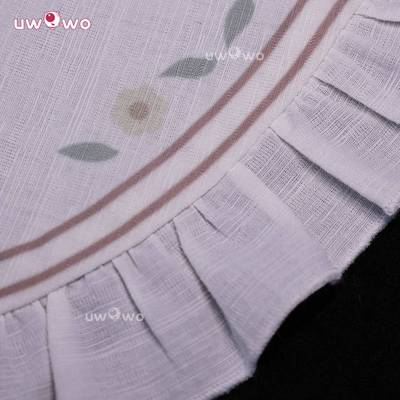 Uwowo Collab Series: Game Wuthering Waves WuWa Chisa Cafe Maid Cosplay Costume XS-3XL
