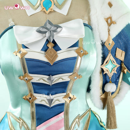 Uwowo Collab Series: Genshin Impact Snezhnaya Vesna Cosplay Costume Size XS-XXL
