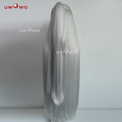 Uwowo Game Wuthering Waves WuWa Carlotta Cosplay Long Grey Hair