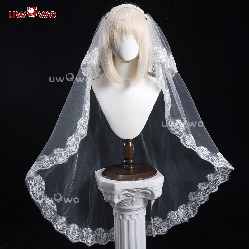 【Pre-sale】 Uwowo Game Azur Lane Amagi Oath Skin Bride Wedding Boudoir Cosplay Costume