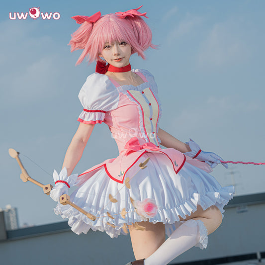 Uwowo Up to 4XL Anime Puella Magi Madoka Magica Kaname Madoka Cosplay Costume