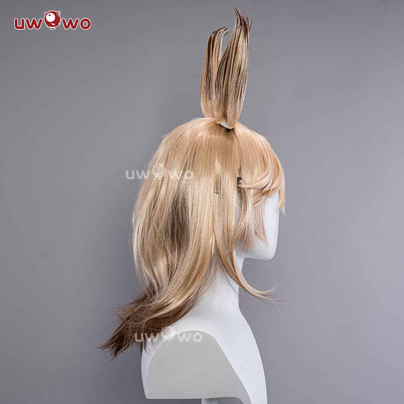 Uwowo Game Genshin Impact Kaveh Cosplay Wig Middle Yellow Hair