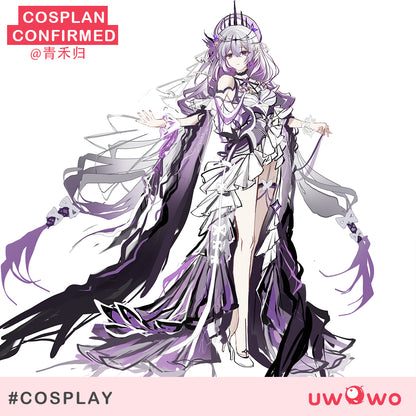 INSTOCK S-3XL Uwowo Game Honkai Star Rail Fanart Castorice Ethereal Gown Cosplay Costume