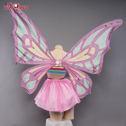S-3XL Uwowo Flora Cosplay Princess Wings Cosplay Fairy Club Costumes