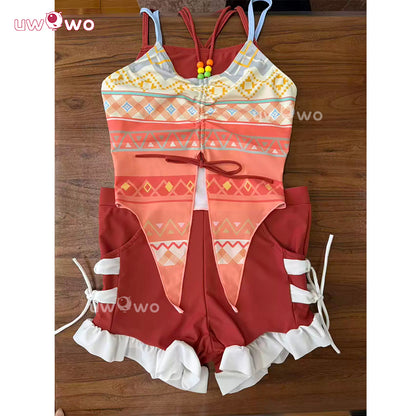 Uwowo Collab Series: Love and Deepspace MC 'My' Midsummer Reverie Caleb Couple Water-Ready Swimsuit Cosplay Costume S-XL