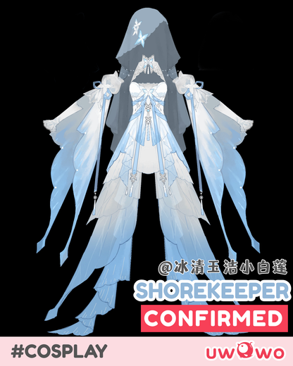 CONFIRMED Uwowo Game Wuthering Waves Shorekeeper Wuxia Chinese Style Fanart Cosplay Costume