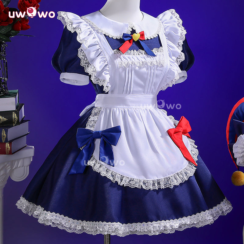 Uwowo Collab Series: Pomni Circus Maid Halloween Cosplay Costume S-3XL